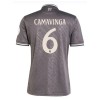 Camisola Real Madrid Camavinga 6 Homen Equipamento 3ª 24/25